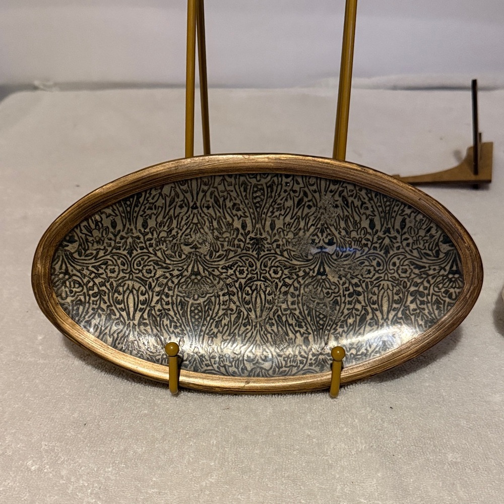 Catch All Tray Resin Handmade Vintage Bowl Collector Tray For keys Trinket Decor